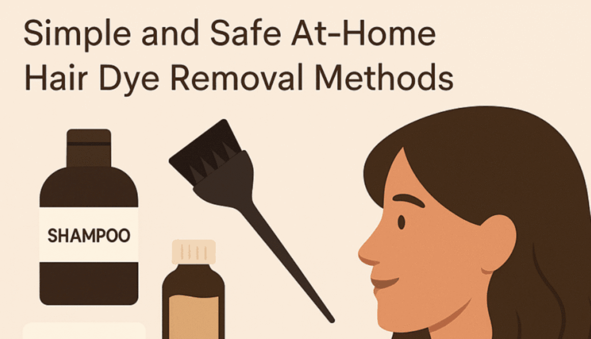 Simple and Safe at home hair dye removal methods