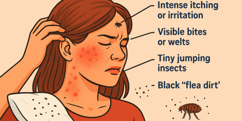 sign of flea